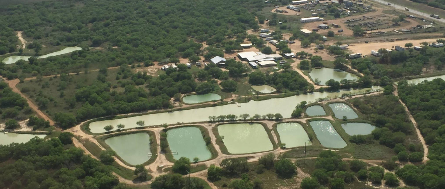 Picture of cotulla fish hatchery & rv park aerial view